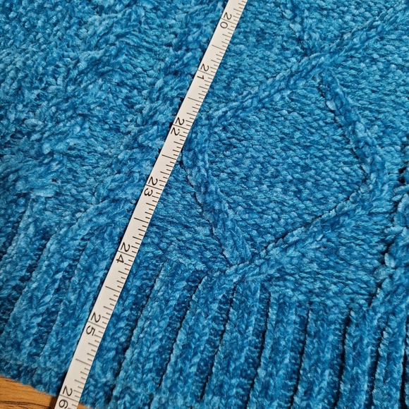 🎄Karen Scott Soft Chenille Pretty Blue Sweater XL - Picture 9 of 9